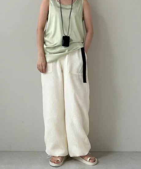 anuke アンヌーク Satin Uneck Tops 62610405 5月中旬発送