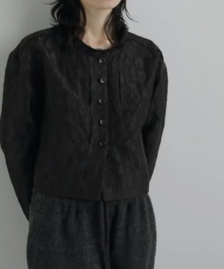 a nuke アンヌーク Leopard Jacquard Jacket 62520110