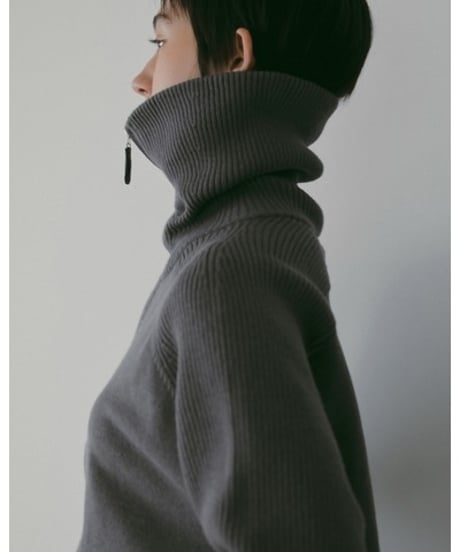 anuke アンヌーク  Zip Rib Knit 62610504 本州送料無料！2026NEWARIIVAL