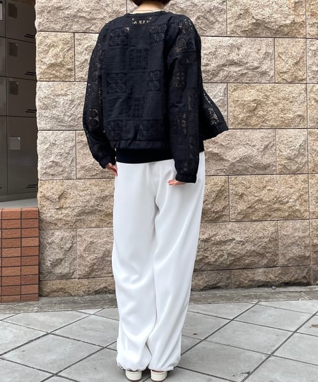 Anna Kerry　アンナケリー パッチワークレースブルゾン 85261416 2026NEWARIIVAL