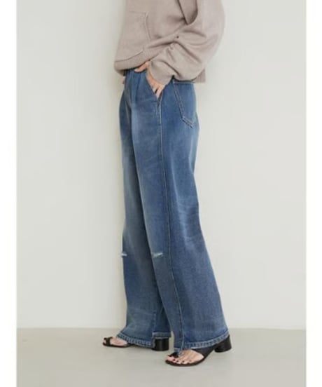 YENN　イエン　CURVED SEAM DENIM PT