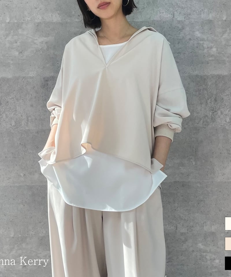 Anna Kerry アンナケリー スキッパーオーバーシャツ 56261703 2026NEW