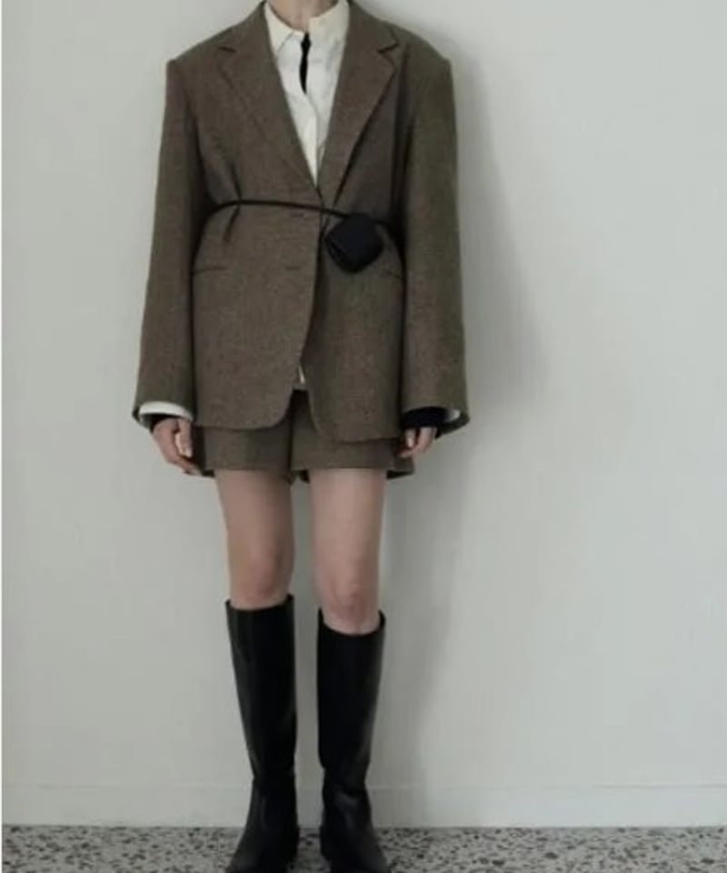 anuke (アンヌーク） Herringbone Wool Jacket 62520107