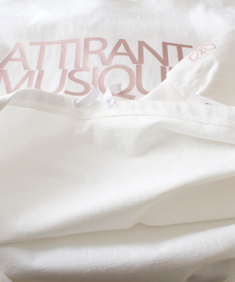 MARIED'OR　マリードールATTIRANT MUSIQUE ロゴ光沢　ロンTEE　30108 2025SPRING