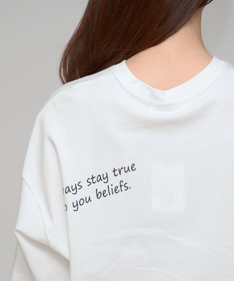 Praia　プライア 【360度こなれる】 マルチグラフィック・フレアTシャツ - LEO-2674 (2026NEWARIIVAL)
