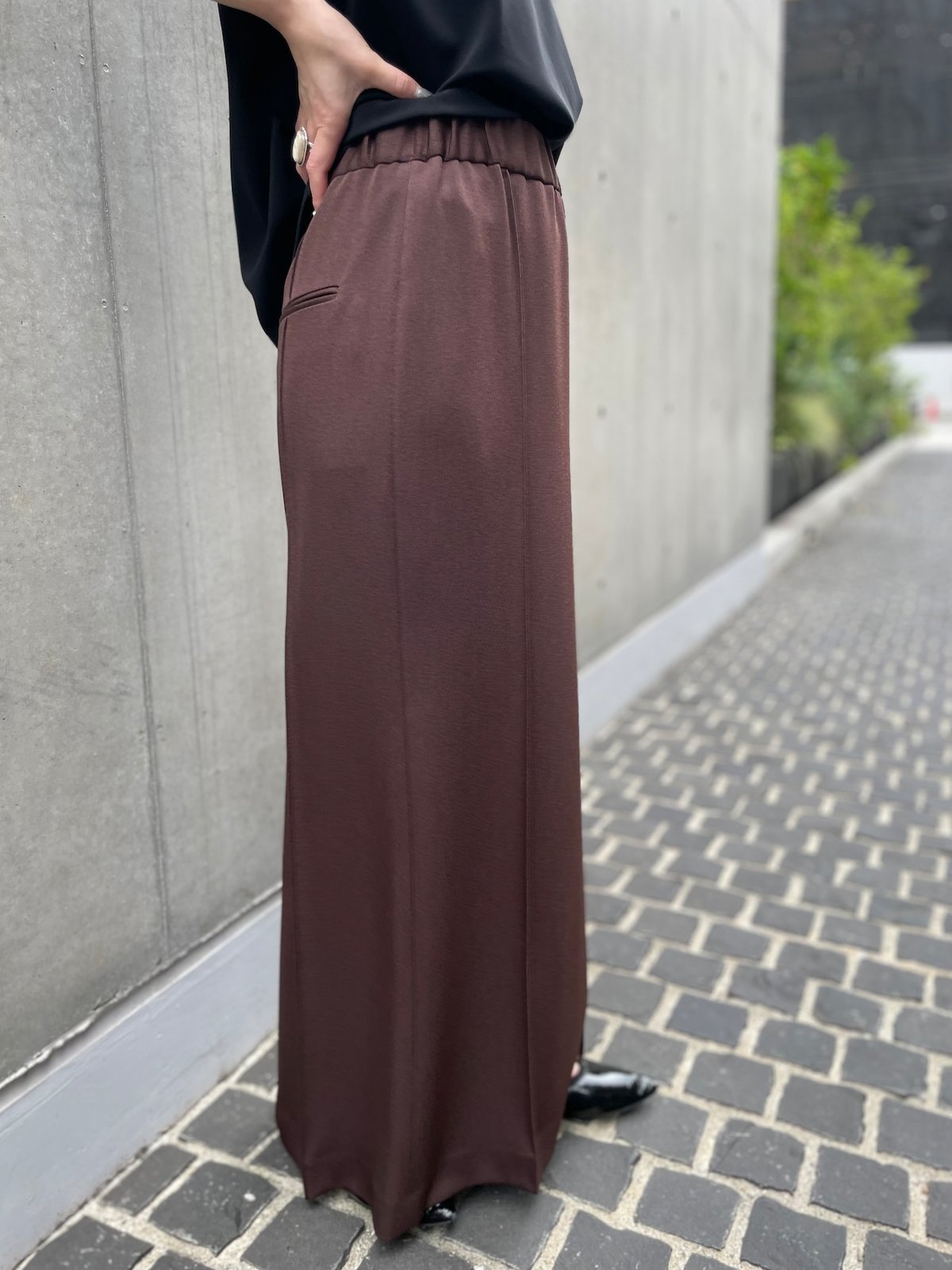 新品未使用】cafune ドライコットンタイトスカート モカ 38 楽天市場
