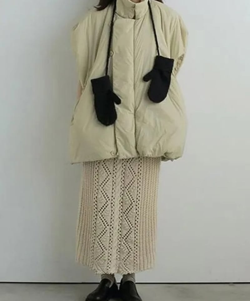 anuke アンヌーク Volume Over Vest ボリュームオーバーベスト 62520