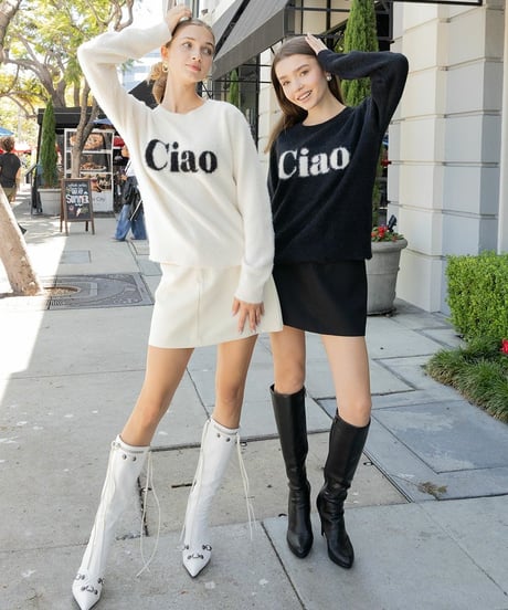 MICALLE MICALLE　ミカーレミカーレ　Account　アカウントCIAO SHAGGY KNIT　チャオシャギーニット　MAG