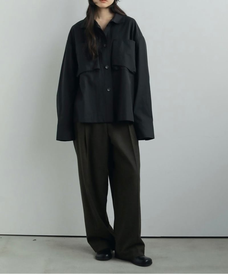 anuke アンヌーク Pocket Standcollar Shirts 62520408