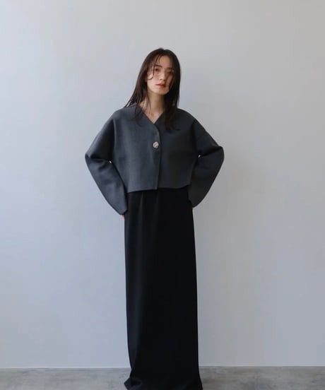 IFMEH イフメ Rónde knit jacket IF25AWKT-05