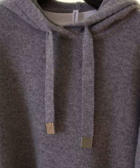 Dignite collier　ディニテコリエ インターセットフードニットプルオーバー 80256377 本州送料無料！