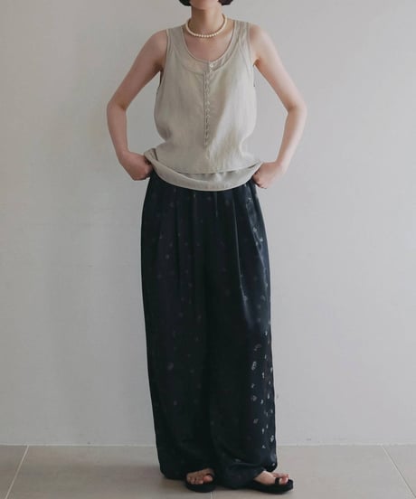 anuke アンヌーク　Camisole Layered Tanktop　62610428