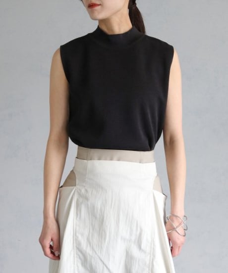 MILANRIB SLEEVELESS KNIT TOPSミラノリブノースリーブトップス 送料無料