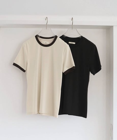 anuke アンヌーク Compact Ringer T-Shirts 62610618