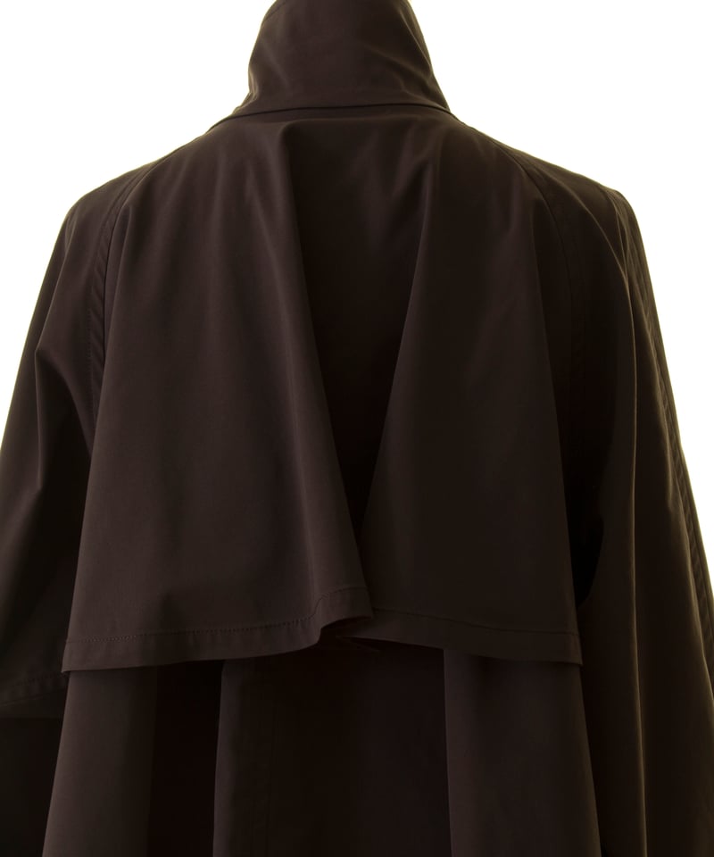 Cafune カフネ Back flare stand jacket トレンチミドル丈ジャケッ