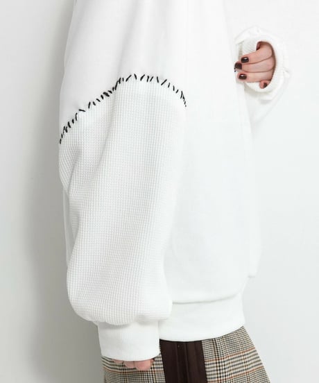 AULA AILA　アウラアイラ　ステッチデザインプルオーバー　STITCH DESIGN PULLOVER　1253-08027　本州送料無料！