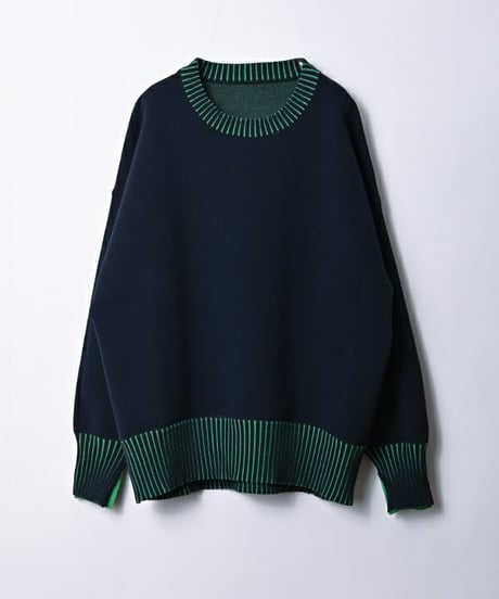 amu アムー　akane　スウェットライクニット　24228-1463R-W