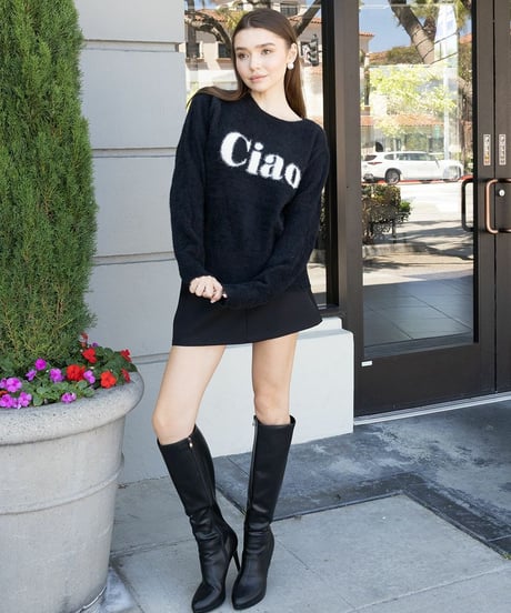MICALLE MICALLE　ミカーレミカーレ　Account　アカウントCIAO SHAGGY KNIT　チャオシャギーニット　MAG