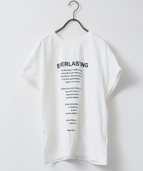 前後2wayロゴTシャツ