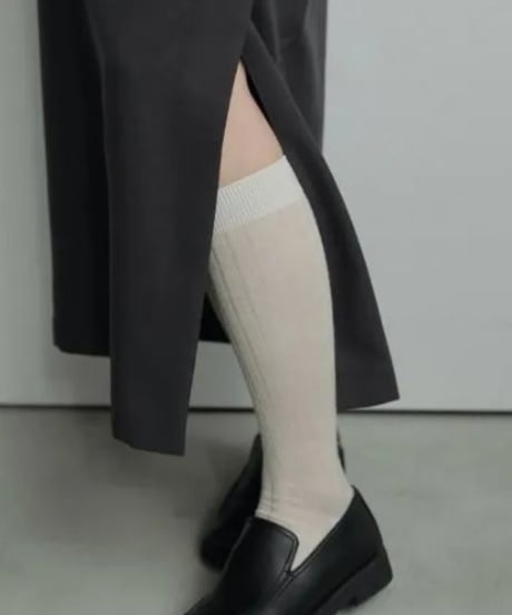 anuke (アンヌーク） Heather Stretch Middleskirt 62520801　ロングマキシスカート