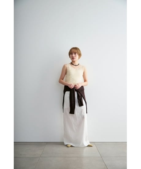anuke アンヌーク Sheer Pencil Skirt 62620806