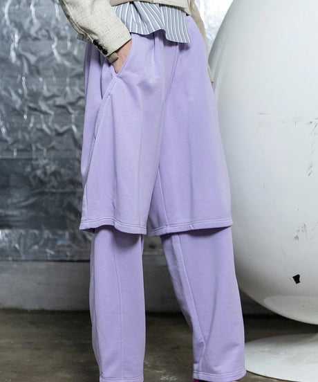 AULA AILA　アウラアイラ　レイヤードハーフパンツ LAYERED HALF PANTS 1261-06030 2026NEWARIIVAL