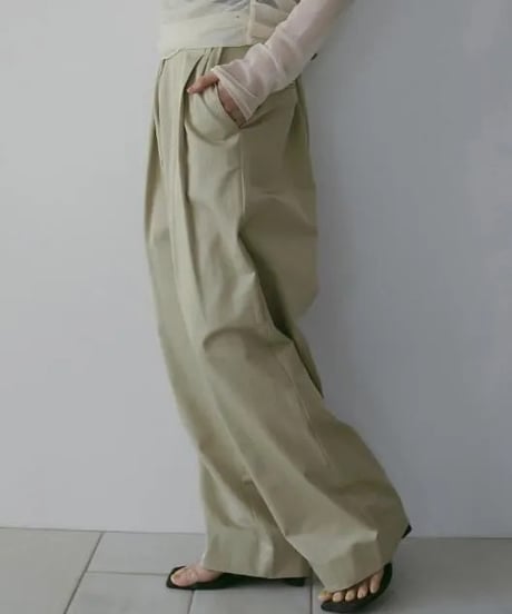 anuke アンヌーク Twill Loose Pants 62610708 本州送料無料！