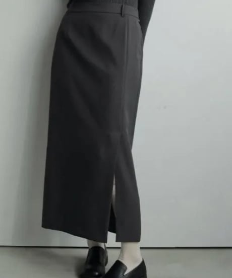 anuke (アンヌーク） Heather Stretch Middleskirt 62520801　ロングマキシスカート