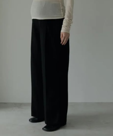 anuke(アンヌーク) Reha. Tuck Wide Pants マタニティーパンツ 72410701月中旬発送予定　本州送料無料！