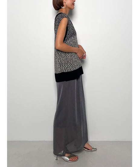 CHIGNON　シニヨン　メッシュIラインskirt　　2753-400KK