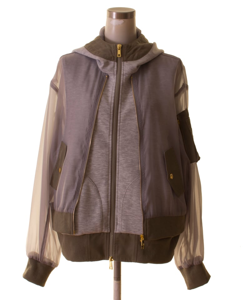 RISLEY リズレー Shoulder MA-1 hoodie (1740899)【R250 display picture 1
