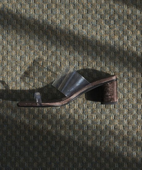 anuke アンヌーク Square Clear Sandals 62611019 本州送料無料！