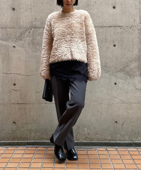 Anna Kerry　アンナケリー セミフレアーウォームパンツ（NO.56254615）2026SPRING 本州送料無料！