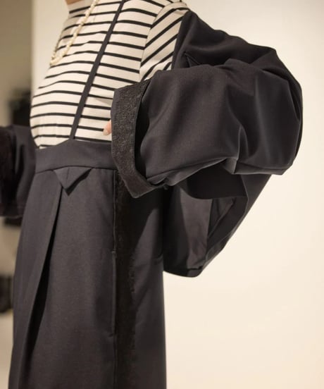 Mewl ミュール　ボーダーフリルスリーブトップス/M254-83047　2026NEWARIIVAL