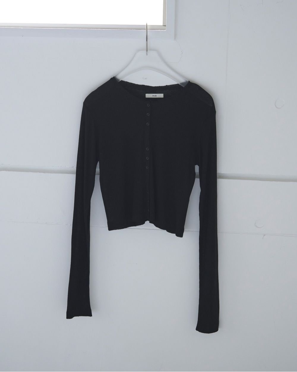 anuke アンヌーク Sheer Rib Cardigan 62520602 | Deargo