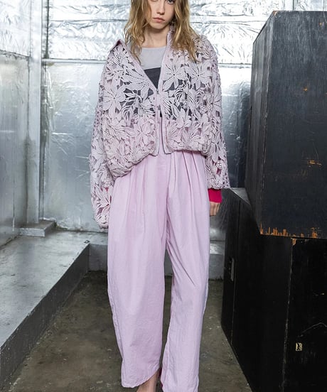 AULA AILA　アウラアイラ　レースバルーンブルゾン LACE BALLOON BLOUSON 1261-02048 2026NEWARIIVAL