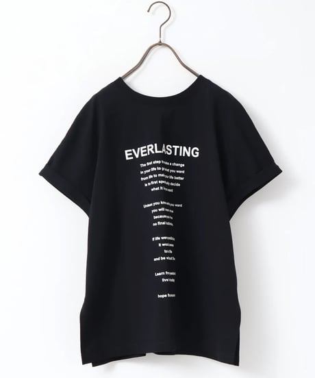 前後2wayロゴTシャツ
