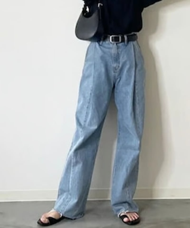 AgAwd アガウド ストレートタックデニム 2217-110425 | Deargo