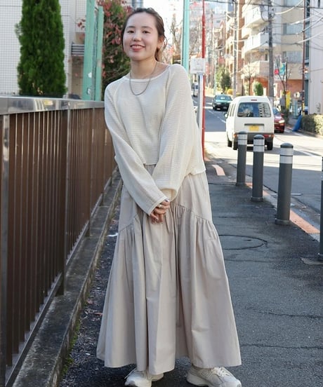 ungrid　(アングリッド) ショートメッシュロングスリーブTee  112422723401