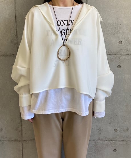 ROSIEE　ロージ　アムンゼンドルマンシャツ R080632　2025SS
