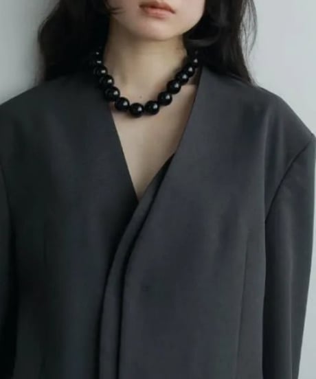 anuke アンヌーク Volume Blackball Necklace　62520903