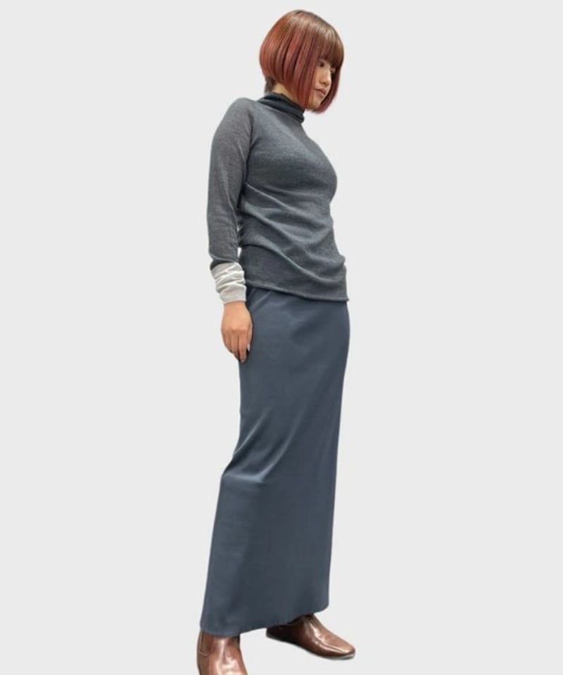 ayane R.blue リブペンシルスカート SALE！ayane アヤン リブ生地ペンシルスカート | Select Shop
