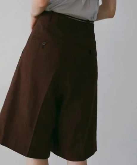 anuke アンヌーク Linen Half Pants 62610705 本州送料無料！3月中旬～4月中旬発送予定