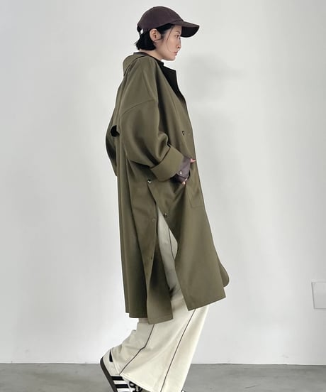 minkchair　ミンクチェアー　FOSI. フォーシ FOSI.ビックサイズトレンチコート　F1198
