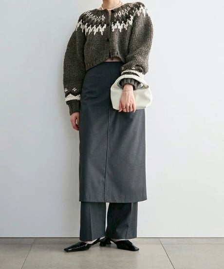 anuke アンヌーク Nordic Handknit Cardigan 62620502 10月下旬発送