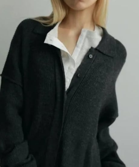 anuke (アンヌーク） Waffle Henley Tops 62520628