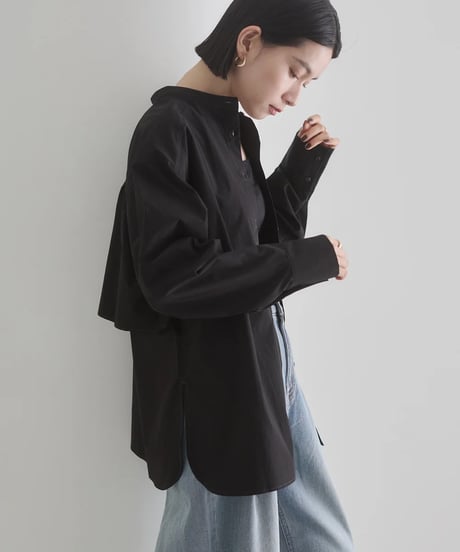hunch ハンチ ポリエステルブロード 前後2WAYフリルシャツ WLN5185 2026NEWARIIVAL