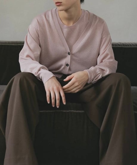 anuke アンヌーク　Highgauge Sheer Cardigan　62610522