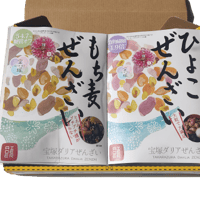 ひよこぜんざい、もち麦ぜんざい　６個セット 送料無料(北海道沖縄を除く)