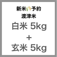 【新米予約🌾今秋産】「渡津米」セット 白米5kg＋玄米5kg・農薬化学肥料70%減
